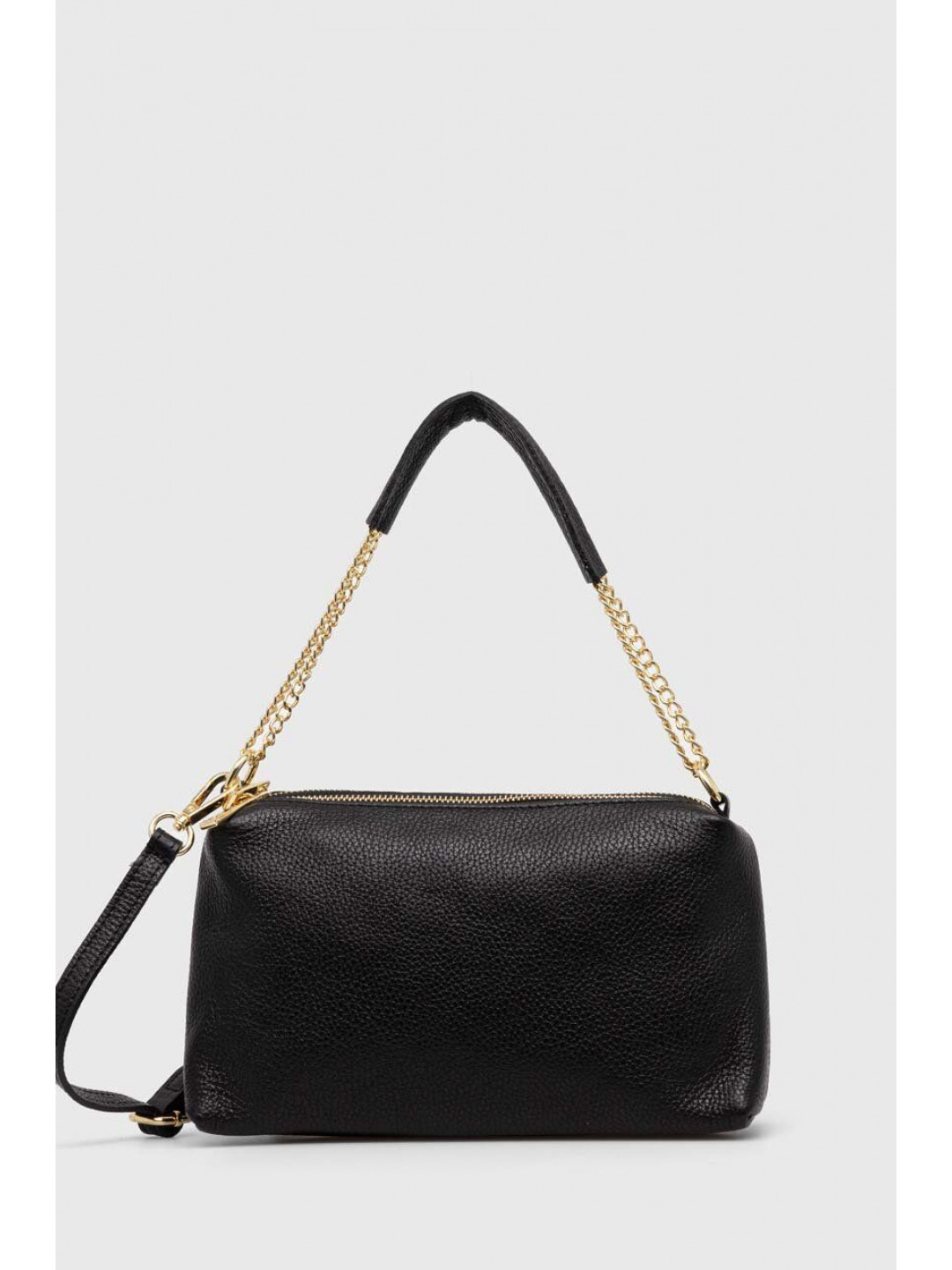 Kožená kabelka Answear LAB černá barva